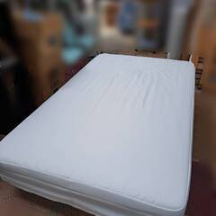 【福岡市内近郊限定】無印良品　脚付きマットレス　セミダブル　洗えるカバー【配送料込み】
