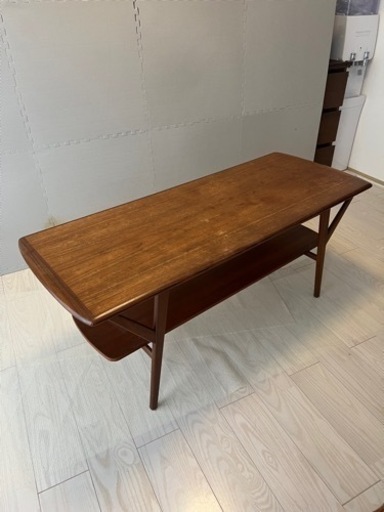 北欧　家具　木製　テーブル　ビンテージ　ヴィンテージ　コーヒーテーブル　ローテーブル　Lowtable