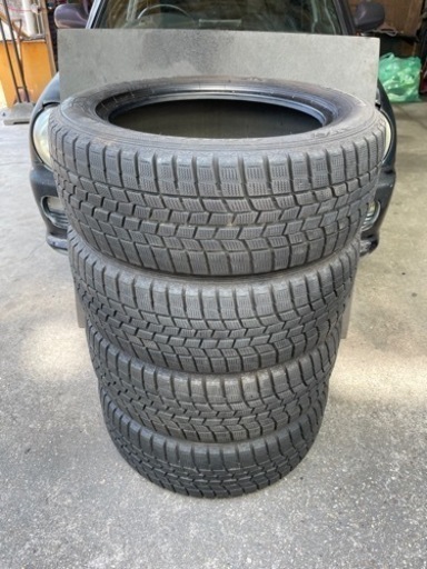 722-1）工賃込み！225/55R17グッドイヤースタッドレス 中古4本セット！16年製アイスナビ6