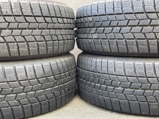722-1）工賃込み！225/55R17グッドイヤースタッドレス 中古4本セット！16年製アイスナビ6