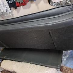 　全レザー◆セミダブルベッド　美品!　ソファーにもなります!☆の画像