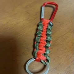 パラコード ミニキーホルダー(カラビナ付)の画像