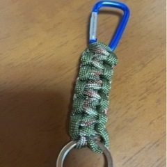 パラコード ミニキーホルダー(カラビナ付)の画像