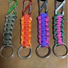 パラコード S字カラビナ ミニキーホルダー