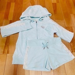 Rady ジャージ ルームウェア 部屋着 ブルー セットアップ 2セットの画像