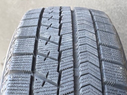722-2)工賃込み！155/65R14ブリヂストンスタッドレス中古4本セット！17年製VRX