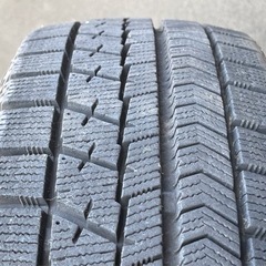 722-2)工賃込み！155/65R14ブリヂストンスタッドレス中古4本セット！17