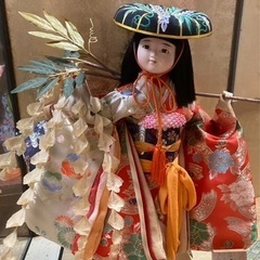 無料で日本人形 お譲りします【⠀藤娘   】