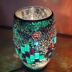 ガラススタンドライト2個セット 7月28日迄の画像