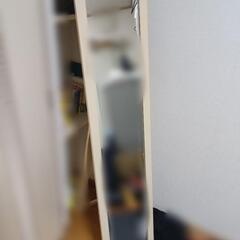 （7/29受渡し可の方）パナソニック 電子レンジ 2011年製、と全身鏡の画像