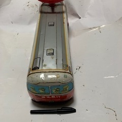 昭和レトロ★イチコーのハンドルつき 乗用 東名バス ブリキの画像