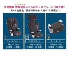 KATOJI カトージ joie ジョイー ジュニアシート チャイルドシート ディープシー エレベートの画像