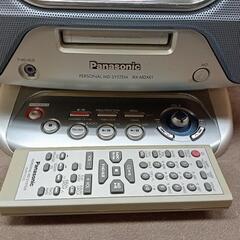 ラジカセ Panasonic パーソナルMDシステム RX-MDX61 MD再生出来ないの画像