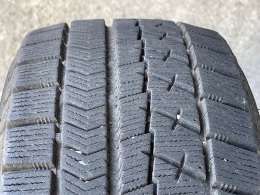 722-5)工賃込み！155/65R14ブリヂストンスタッドレス中古4本セット！18年製VRX