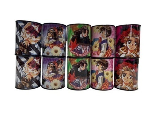 同級生２ 缶ケース 貯金箱 昔のパソコンソフト グッズ 10個