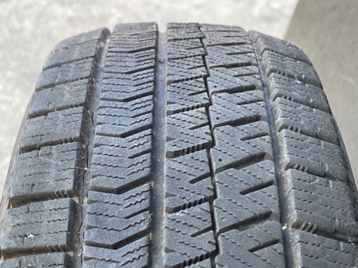 723-1)工賃込み！165/65R15ブリヂストンスタッドレス中古4本セット！17年製VRX2