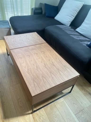 ②【定価5万】ニトリ　昇降式　収納　センターテーブル　120×60　おしゃれ