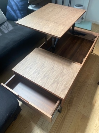 ②【定価5万】ニトリ　昇降式　収納　センターテーブル　120×60　おしゃれ