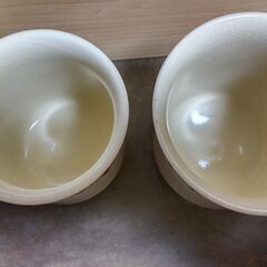 薩摩焼　夫婦湯呑　錦江陶芸　箱入り　※再々々々々々値下げしました。の画像