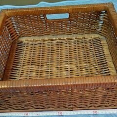 竹かご（角型）　【雑貨 日用品】