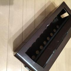 コンセント電源、延長コードケース 茶色の画像