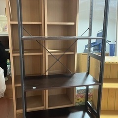（今日中に取りに来れる方限定）木製ラック、スチールラックなど