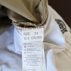 ☆古着　Ｄｉｃｋｉｅｓ　パンツ　色：ライトブラウン　　サイズ：３４　の画像