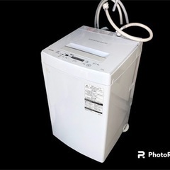 【激安美品❗️】東芝① 4.5㎏ しっかり洗う「パワフル洗浄」丈...