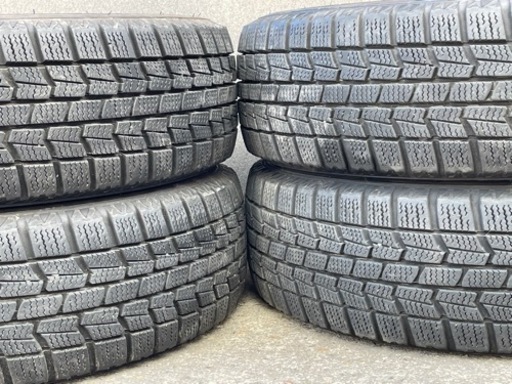 724-2)工賃込み！155/65R13オートバックススタッドレス中古4本セット！18年製ノーストレックN3i