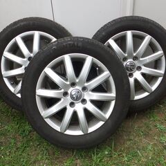 VW j純正アルミホイルセット　205-55-16　3本　