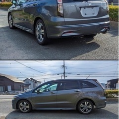 【自社ローン❗️金利0❗️簡単WEB審査❗️】✨ホンダ　ストリームRSZ✨天吊モニター！車検2年付！の画像