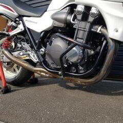 \在庫中/  ワイバン SC54 CB1300 SF/SB ～13 チタン エキパイ 4-2-1 サイレンサー挿し込み　60.5パイ　アールズギア　の画像