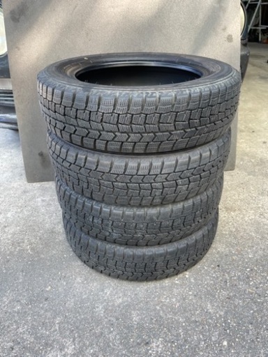 723-5)工賃込み！155/65R14ダンロップスタッドレス中古4本セット！18年製WM02