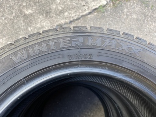 723-5)工賃込み！155/65R14ダンロップスタッドレス中古4本セット！18年製WM02