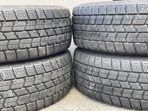 723-3)工賃込み！155/65R14グッドイヤースタッドレス中古4本セット！18年製アイスナビ7