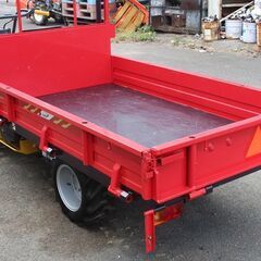 【SOLD OUT】美品 筑水 キャニコム 運搬車 J70 下町小町シオン 平ボディ 8.4馬力 600kg セル、リコイル付  4WD【清掃・整備済】【農機具でっく】【福岡】【その他農機具】の画像