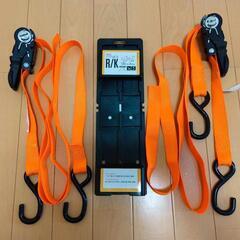 ●E-Value●ラチェット式ベルト●荷締機●ショートタイプ●ERT-25SSR●2pcs●2.2m●の画像