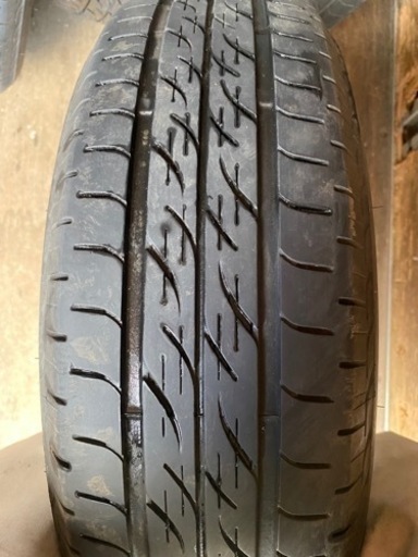 BRIDGESTONEタイヤ14インチ　ホイール付き×4本セット　4穴　中古美品