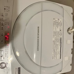 洗濯機　SHARP ES-GE7C 2019年製の画像