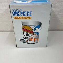 【REGASTOCK 江東店】非売品 ONEPIECE ワンピース　ステンレス　ダストボックス ゴミ箱の画像