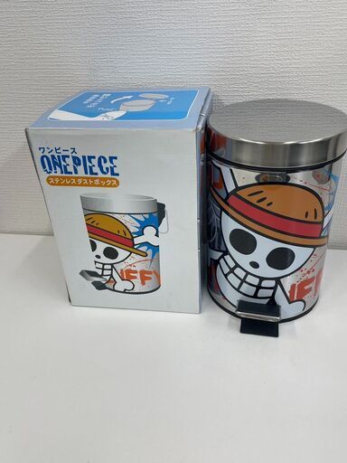 【REGASTOCK 江東店】非売品 ONEPIECE ワンピース　ステンレス　ダストボックス ゴミ箱