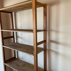 【IKEA】IVAR イーヴァル シェルフユニット/収納棚　天然木の画像