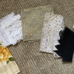 （未使用）ハンカチ（レースハンカチ含）の画像