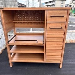 実売26900円　レンジボード　幅85.5cm 奥行40cm 高さ90cm