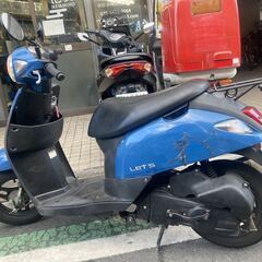 東京大塚発スズキ・レッツ 　CA4AA--　現役バイク　前後タイヤ新品交換　自賠保険付き乗って帰れます！の画像
