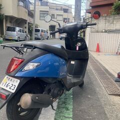東京大塚発スズキ・レッツ 　CA4AA--　現役バイク　前後タイヤ新品交換　自賠保険付き乗って帰れます！の画像