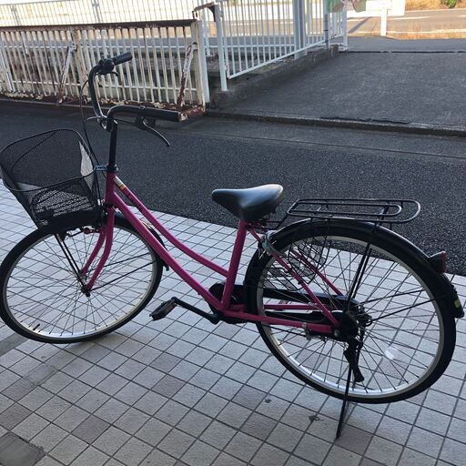 ★ジモティ割あり★  軽快車 26インチ ピンク系 クリーニング済み SJ2853