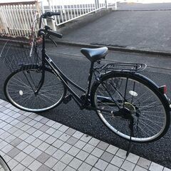 ★ジモティ割あり★  軽快車 27インチ 黒 クリーニング済み SJ2852