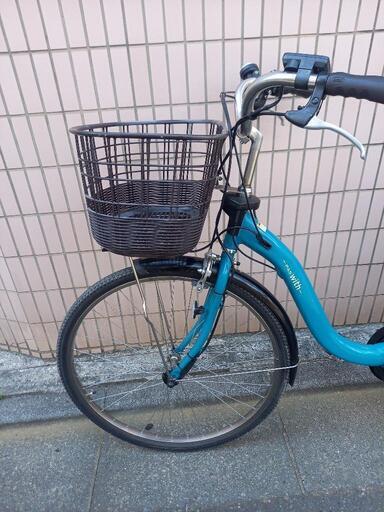 B1380 電動自転車　ヤマハ PAS with 8.7AH 26インチ　2017年モデル