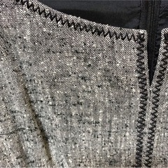 【超美品】ツイードワンピ  タイトスカート ワンピースの画像